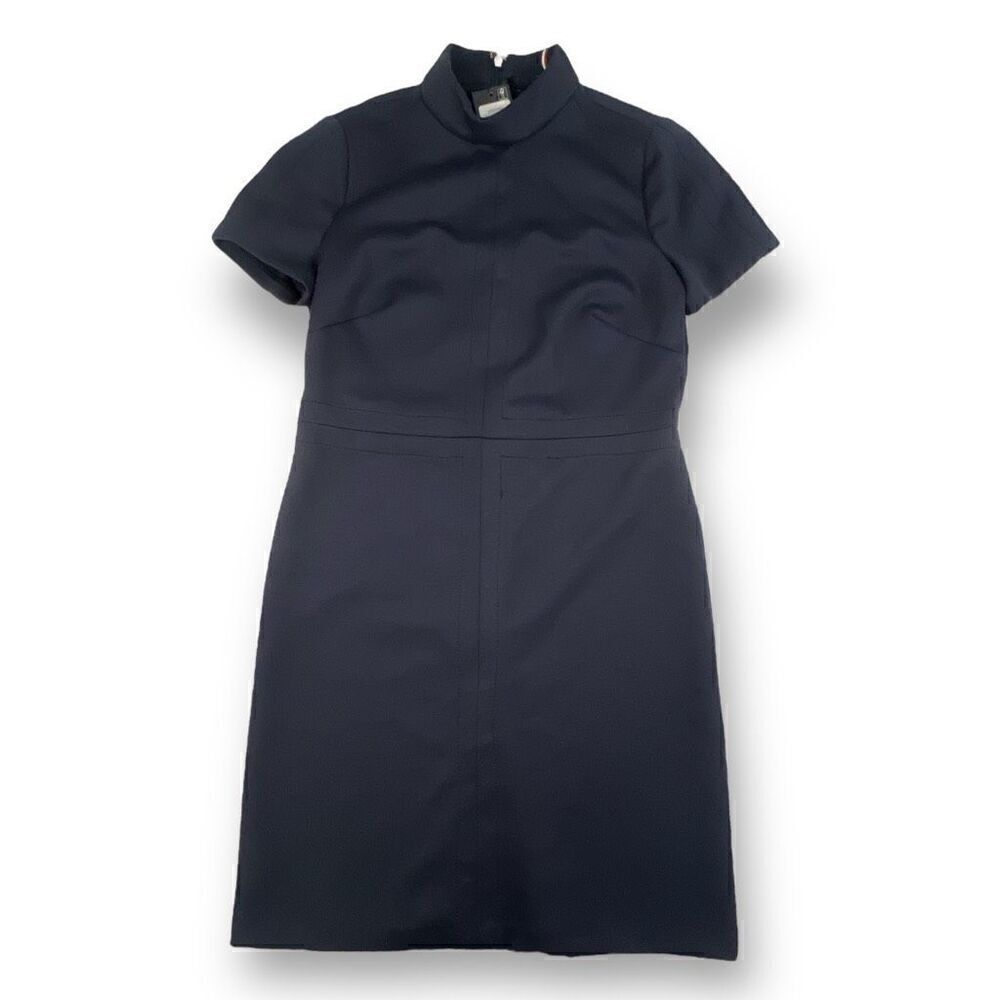 Tommy Hilfiger High Neck Navy Blue Dress Size 6